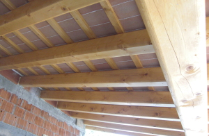 Sottotetto in legno con tavelle nuova costruzione civile zanella costruzioni edili montebelluna treviso
