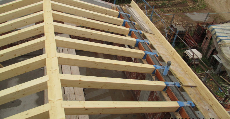 Tetto in legno nuova costruzione civile zanella impresa costruzioni edili montebelluna